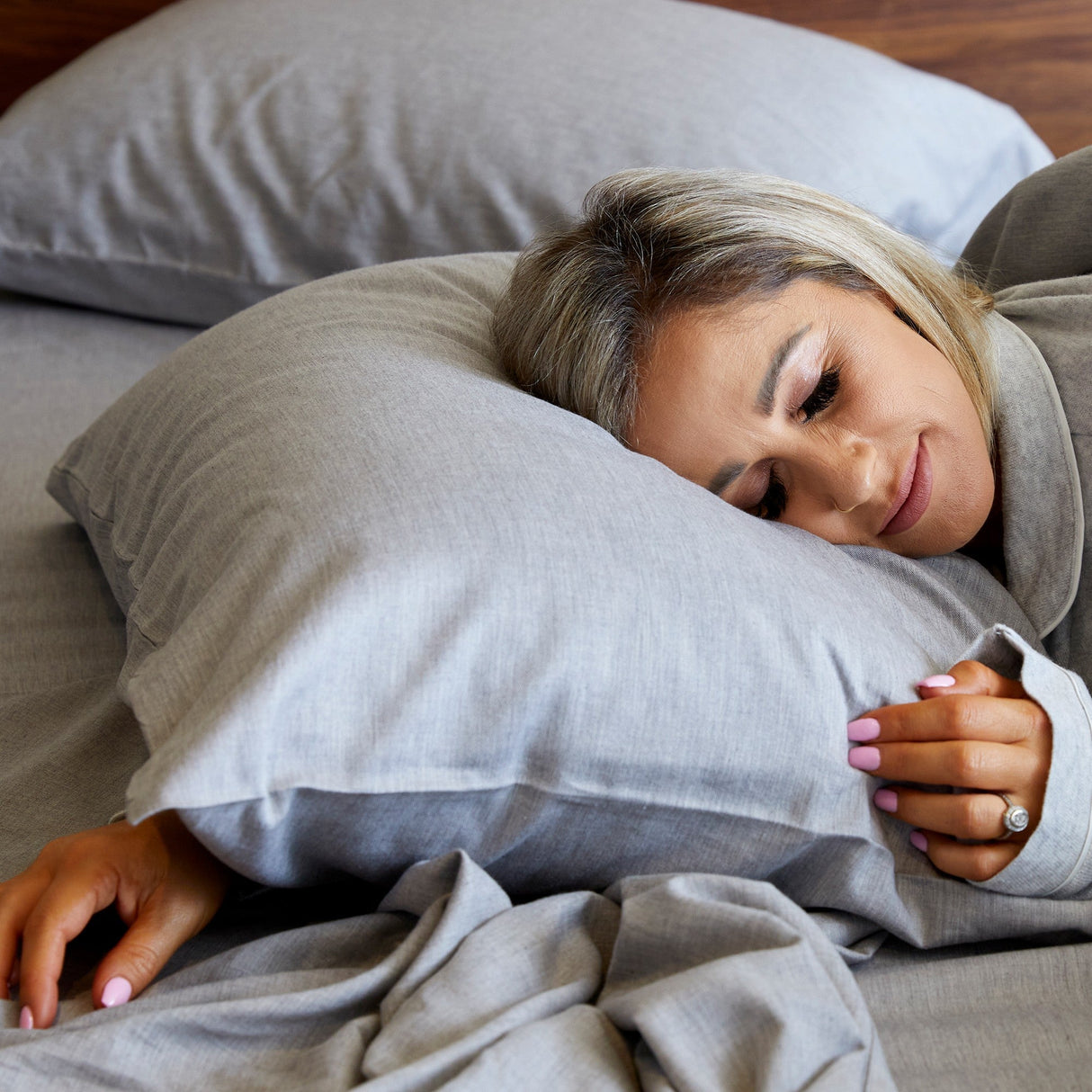 Bamboo Cotton Pillowcases - Silver from BedVoyage
