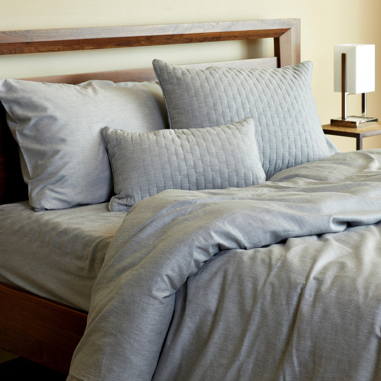 Bamboo Cotton Pillowcases - Silver from BedVoyage