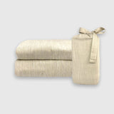 Bamboo Cotton Pillowcases - Sand from BedVoyage