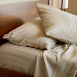 Bamboo Cotton Pillowcases - Sand from BedVoyage