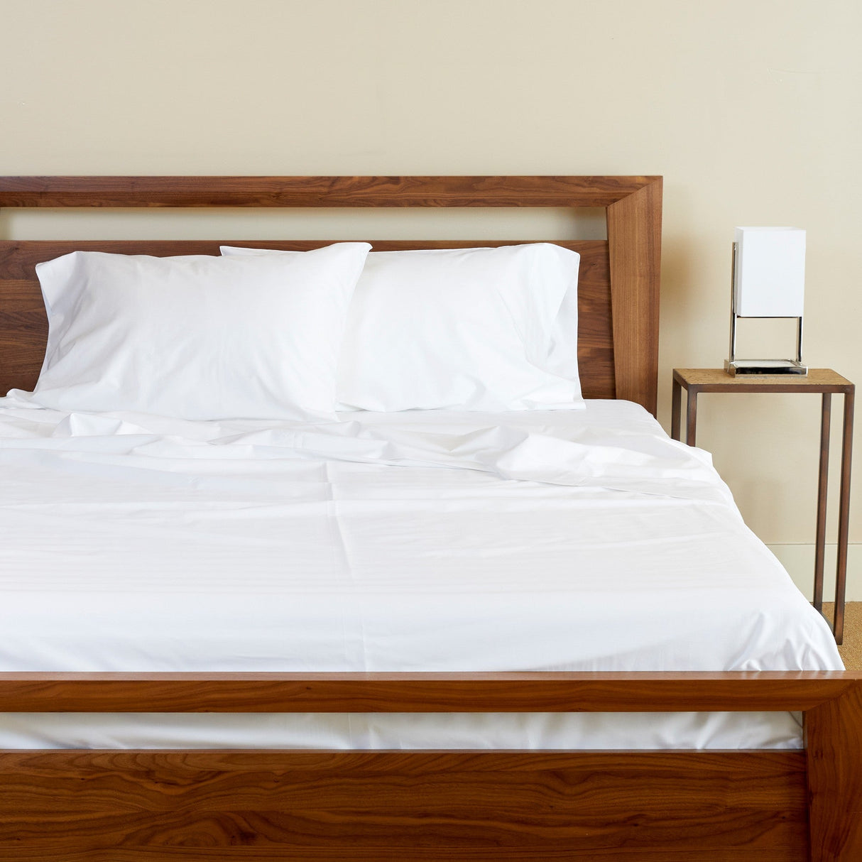 Bamboo Cotton Pillowcases - Snow from BedVoyage