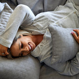 Bamboo Cotton Standard Shams 2 Pack - Silver from BedVoyage