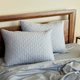 Bamboo Cotton Standard Shams 2 Pack - Silver from BedVoyage