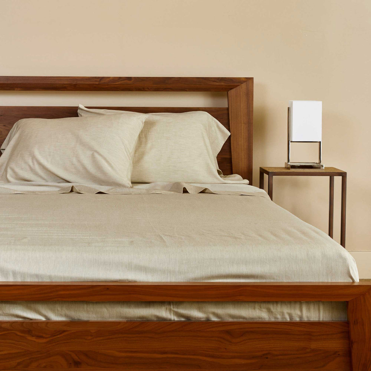Bamboo Cotton Pillowcases - Sand from BedVoyage