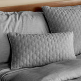 Bamboo Cotton Decorative Throw Pillow - Silver from BedVoyage