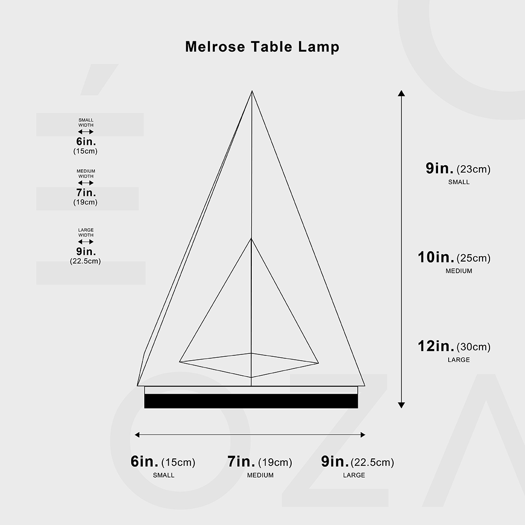 Melrose Table Lamp From Ozarké