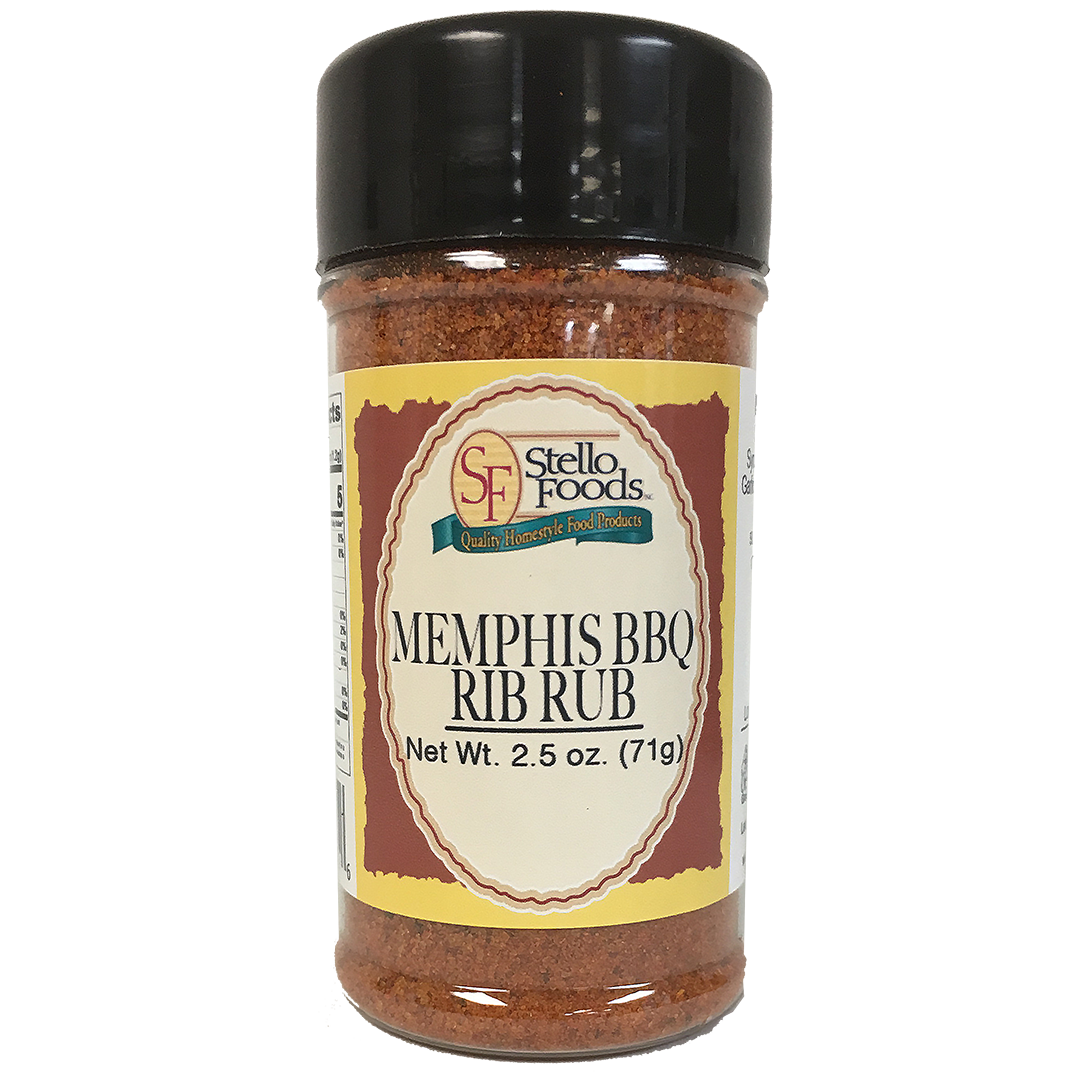 Stello Foods Spices - BBQ - Memphis Rib Rub 2.5 oz from Stello Foods