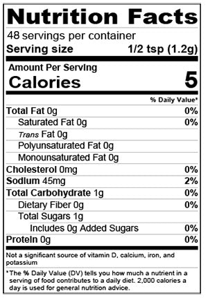 Stello Foods Spices - BBQ - Memphis Rib Rub 2.5 oz from Stello Foods