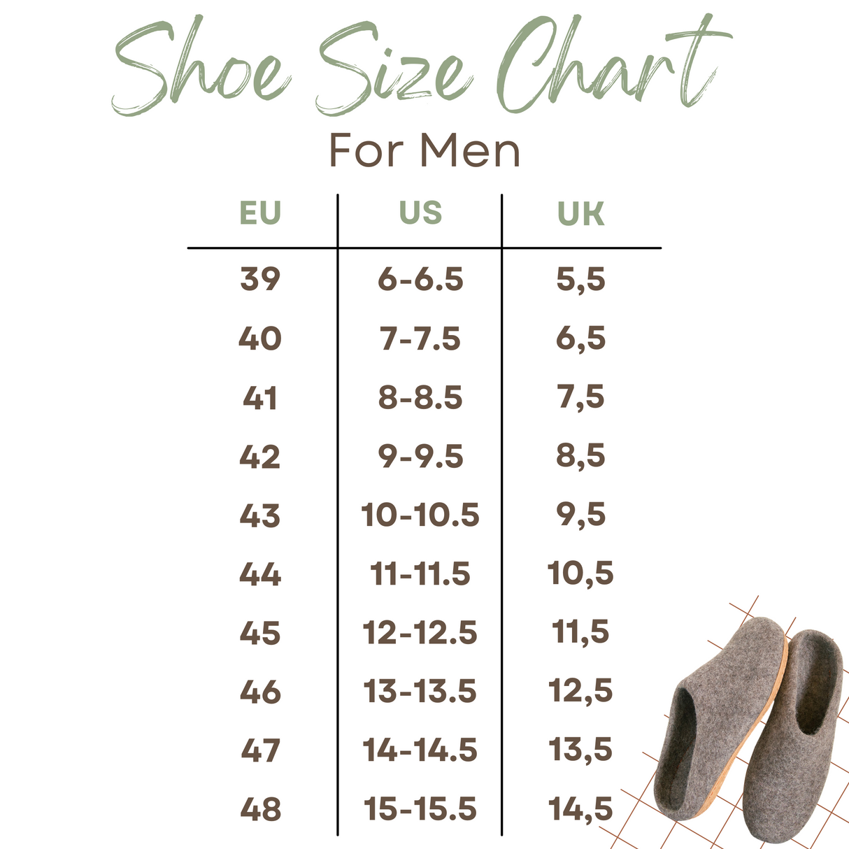 Forest Green | Mens Organic Merino Wool Slippers from Fuzzy Cove
