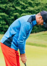 Sunningdale men's half-zip sweater from Abacus Sportswear US