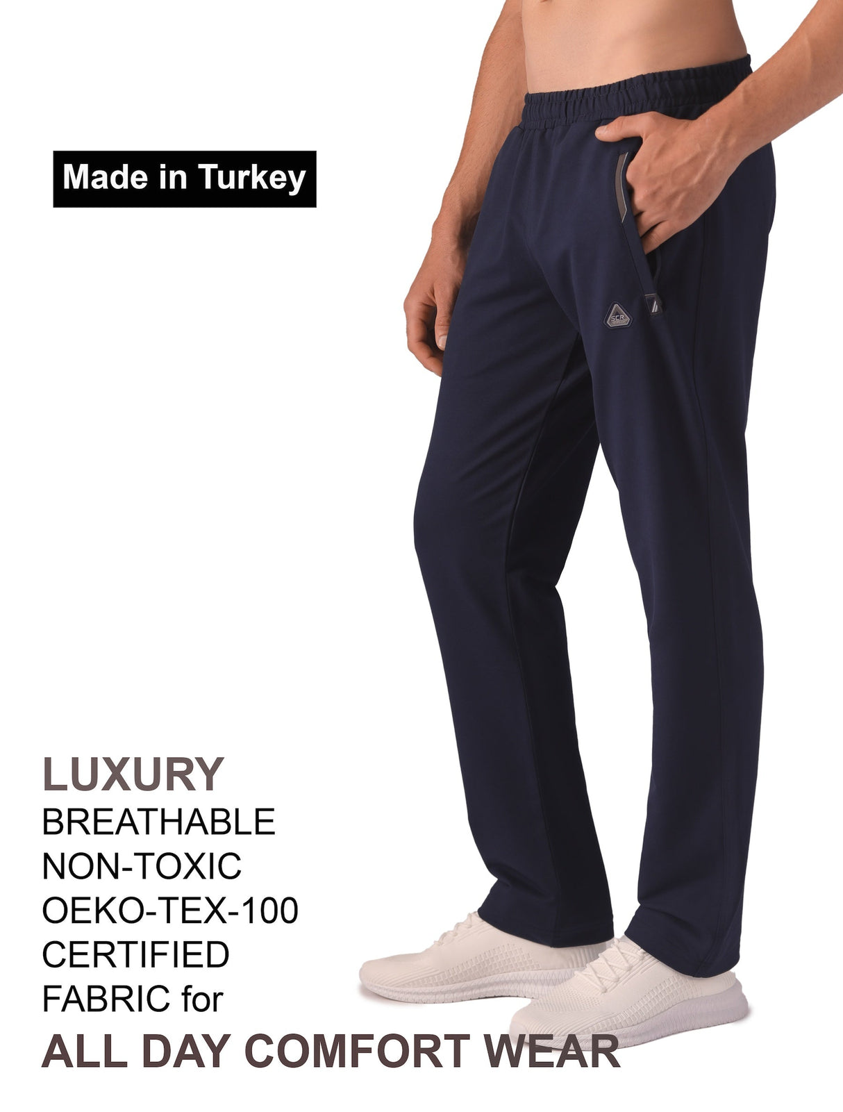 All-Day Comfort Men's Athletic Pants Straight - BIG & TALL from SCR Sportswear