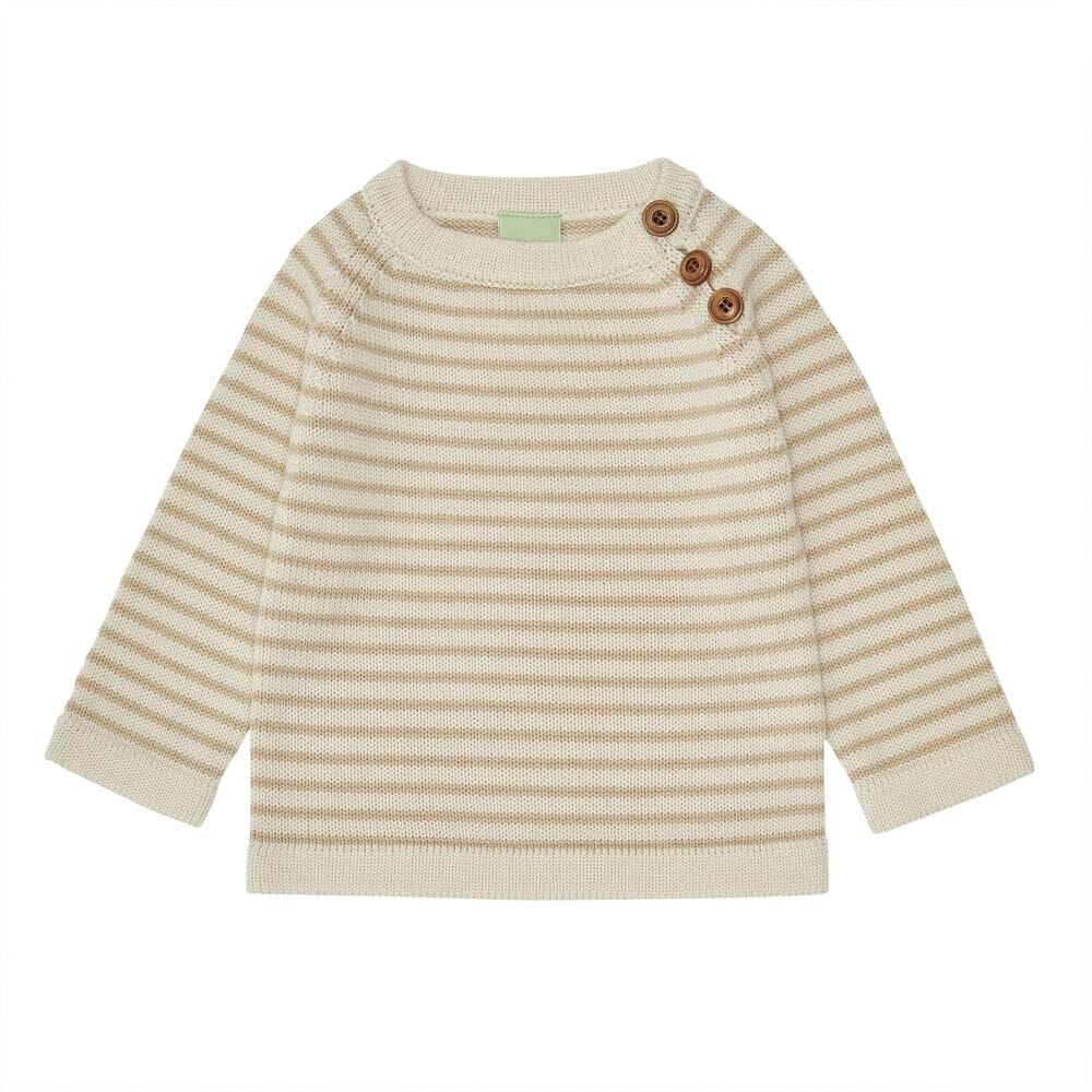 Merino Baby Sweater - Ecru/Hay from Manymoons