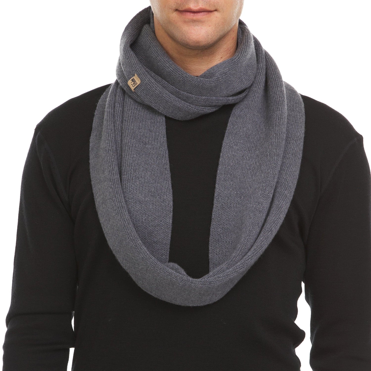 Midweight - Everyday Knit Infinity Loop Scarf 100% Merino Wool from Minus33 Merino Wool Clothing