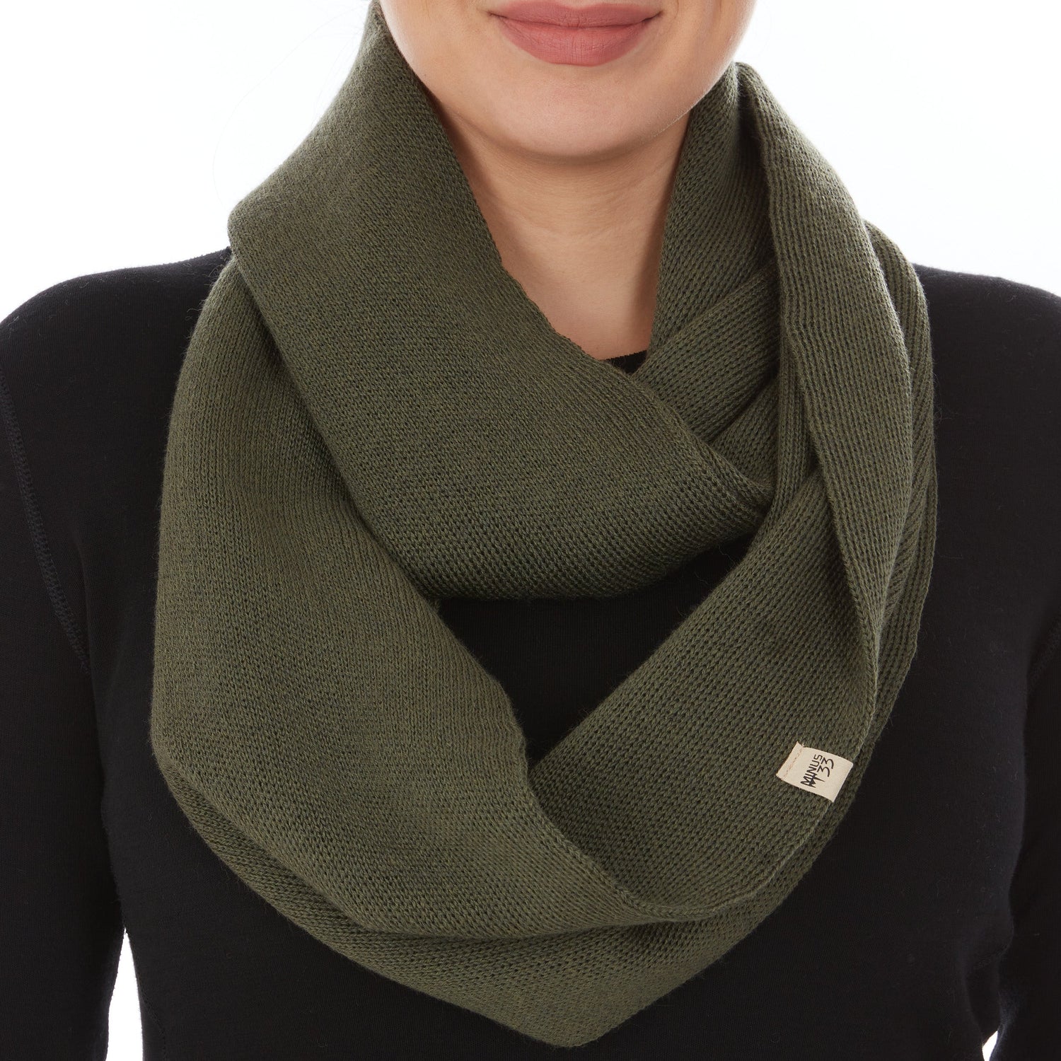 Midweight - Everyday Knit Infinity Loop Scarf 100% Merino Wool from Minus33 Merino Wool Clothing