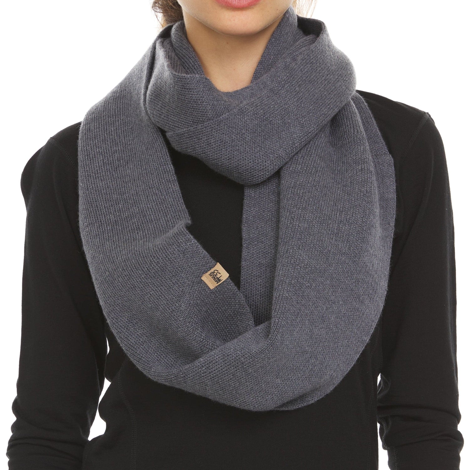 Midweight - Everyday Knit Infinity Loop Scarf 100% Merino Wool from Minus33 Merino Wool Clothing