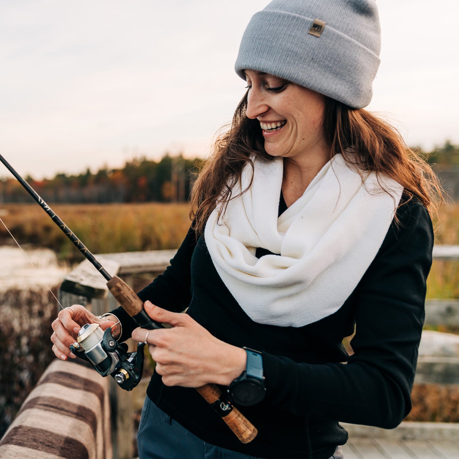 Midweight - Everyday Knit Infinity Loop Scarf 100% Merino Wool from Minus33 Merino Wool Clothing