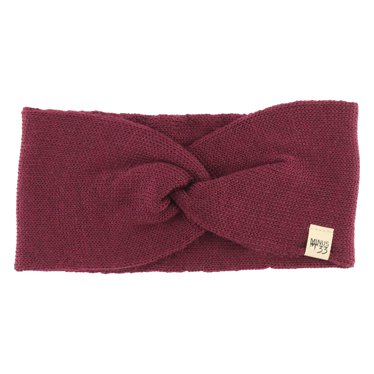 Midweight - Everyday Knit Twist Headband 100% Merino Wool from Minus33 Merino Wool Clothing