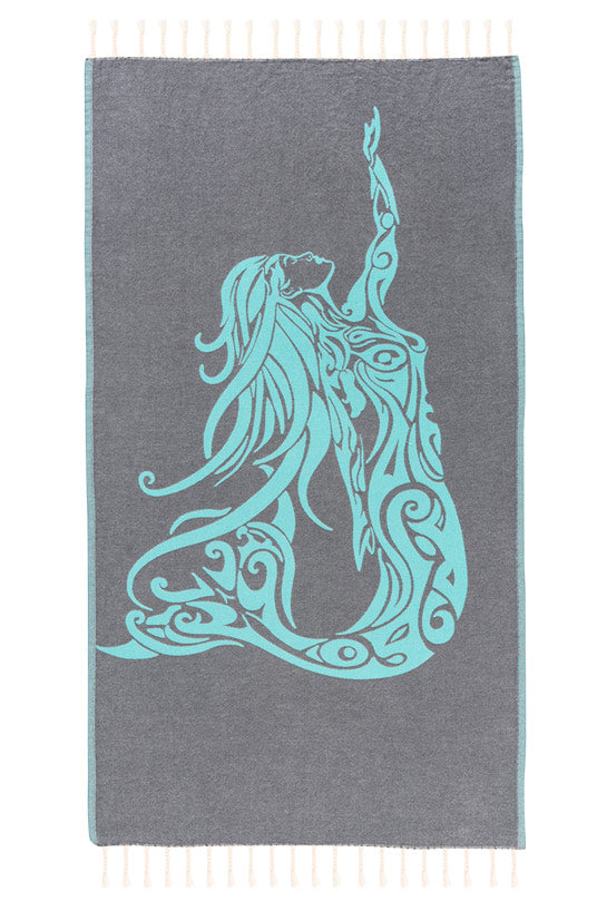 Mermaid Bleue - Turkish Towel from Sun Drunk