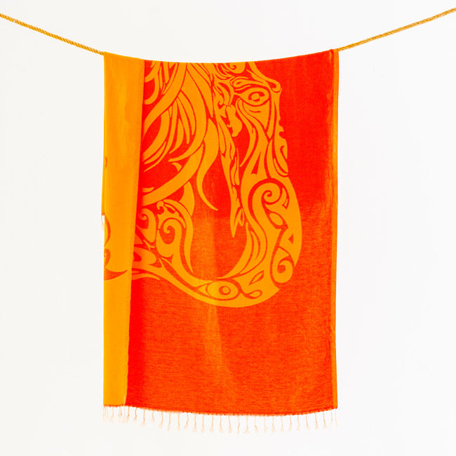 Mermaid Orange - Turkish Towel from Sun Drunk