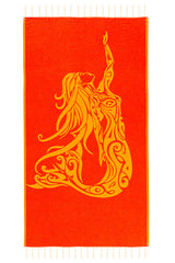 Mermaid Orange - Turkish Towel from Sun Drunk