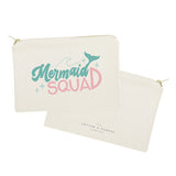 Mermaid Squad Cotton Canvas Cosmetic Bag from The Cotton & Canvas Co.