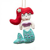 Felt Mermaid Ornament from Upavim Crafts