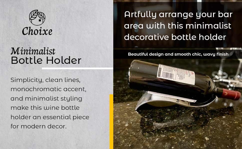 Minimalist Bottle Holder from Choixe
