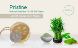 Pristine Soap Bar. Green Clay, Bamboo, and Green Tea. from BeNat