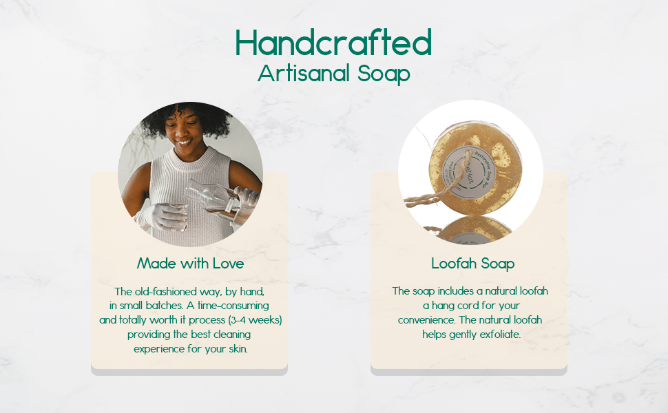 Restorative Soap Bar. Oat, Honey, and Olive Oil. from BeNat