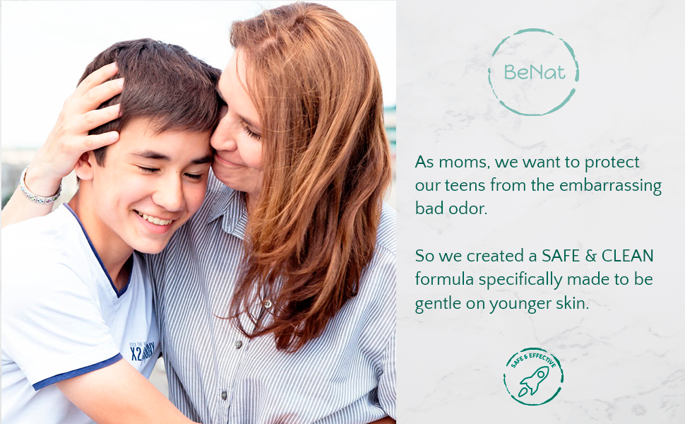 All-Natural Deodorant for Kids & Teens from BeNat