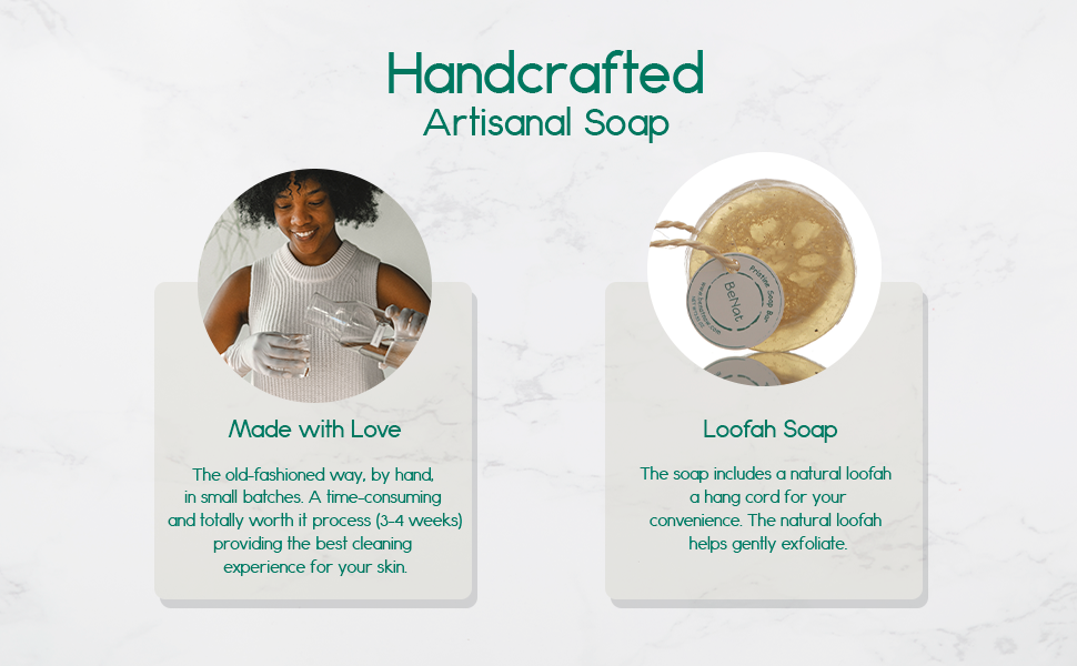 Pristine Soap Bar. Green Clay, Bamboo, and Green Tea. from BeNat