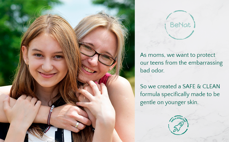 All-Natural Deodorant for Kids & Teens from BeNat