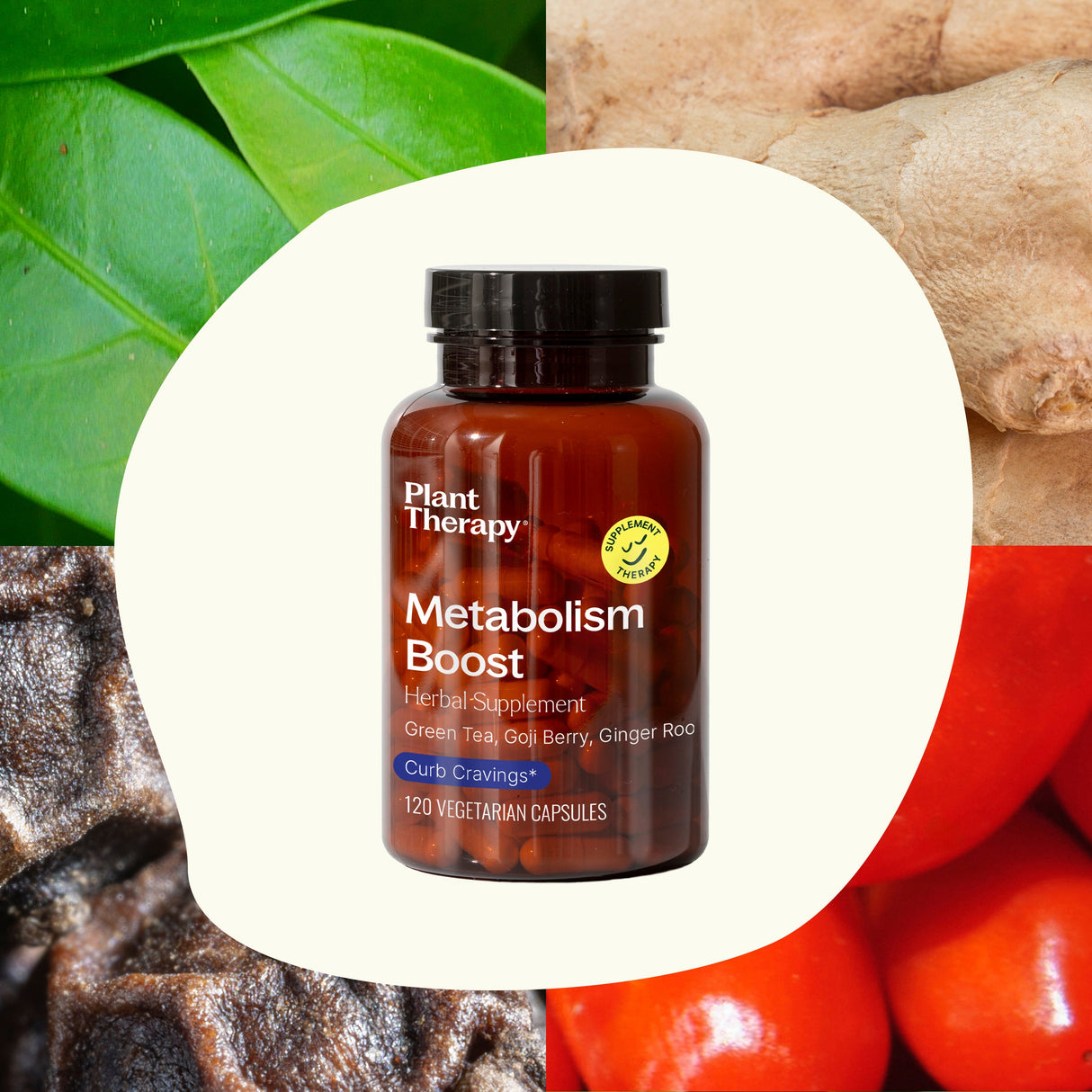 Metabolism Boost Herbal Supplement - 120 Capsules from Plant Therapy