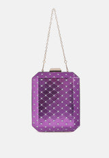 Metallic Cut Out Clutch Bag from London Rag International