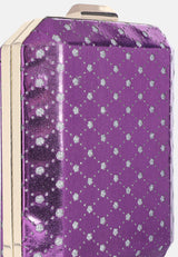 Metallic Cut Out Clutch Bag from London Rag International