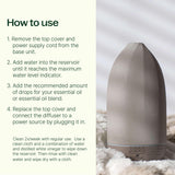 Metro Stone Diffuser- Gray from Plant Therapy