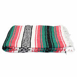 Coral & Sea Green Falsa Yoga Blanket From West Path