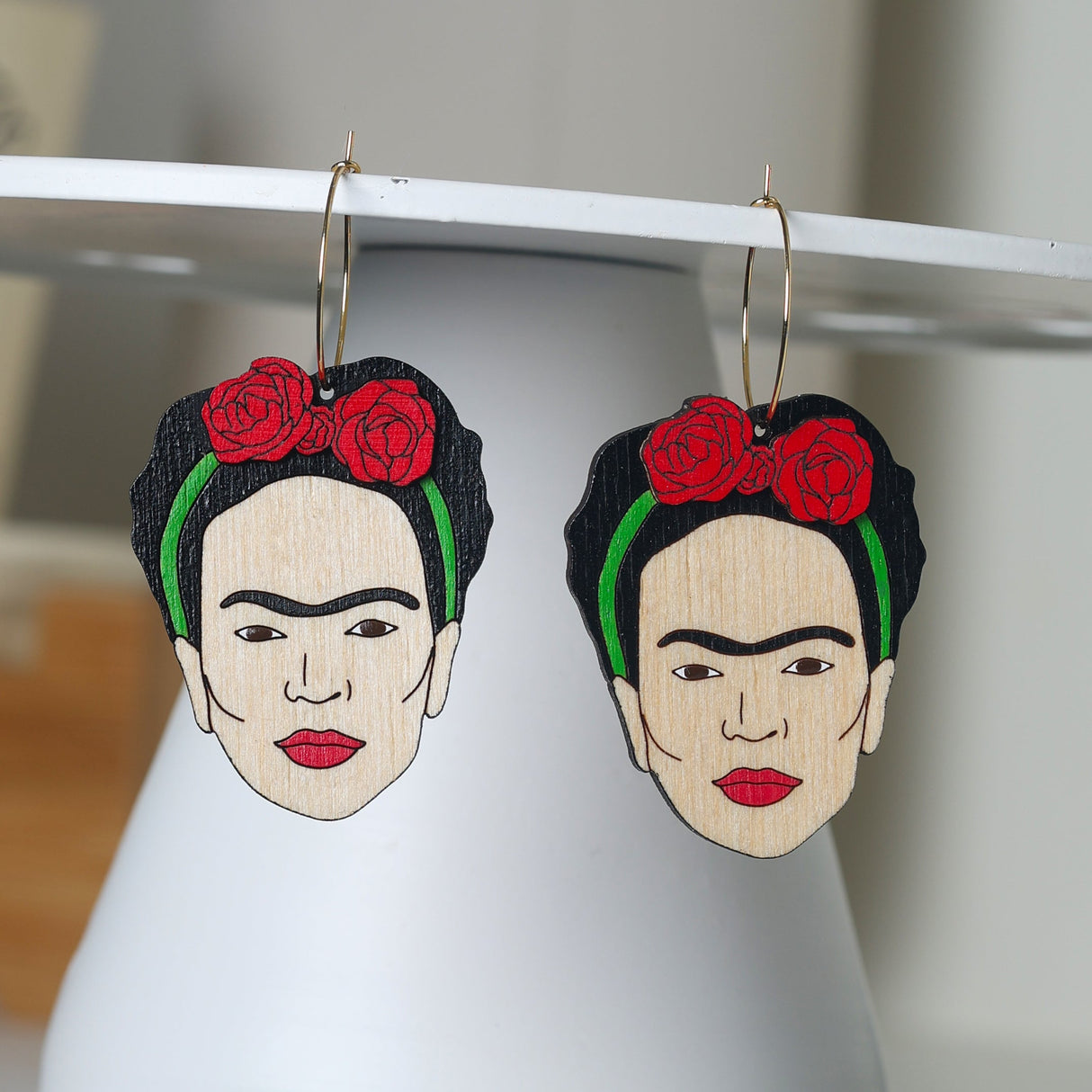 Mexican Artist Hoop Earrings from LE CHIC MIAMI
