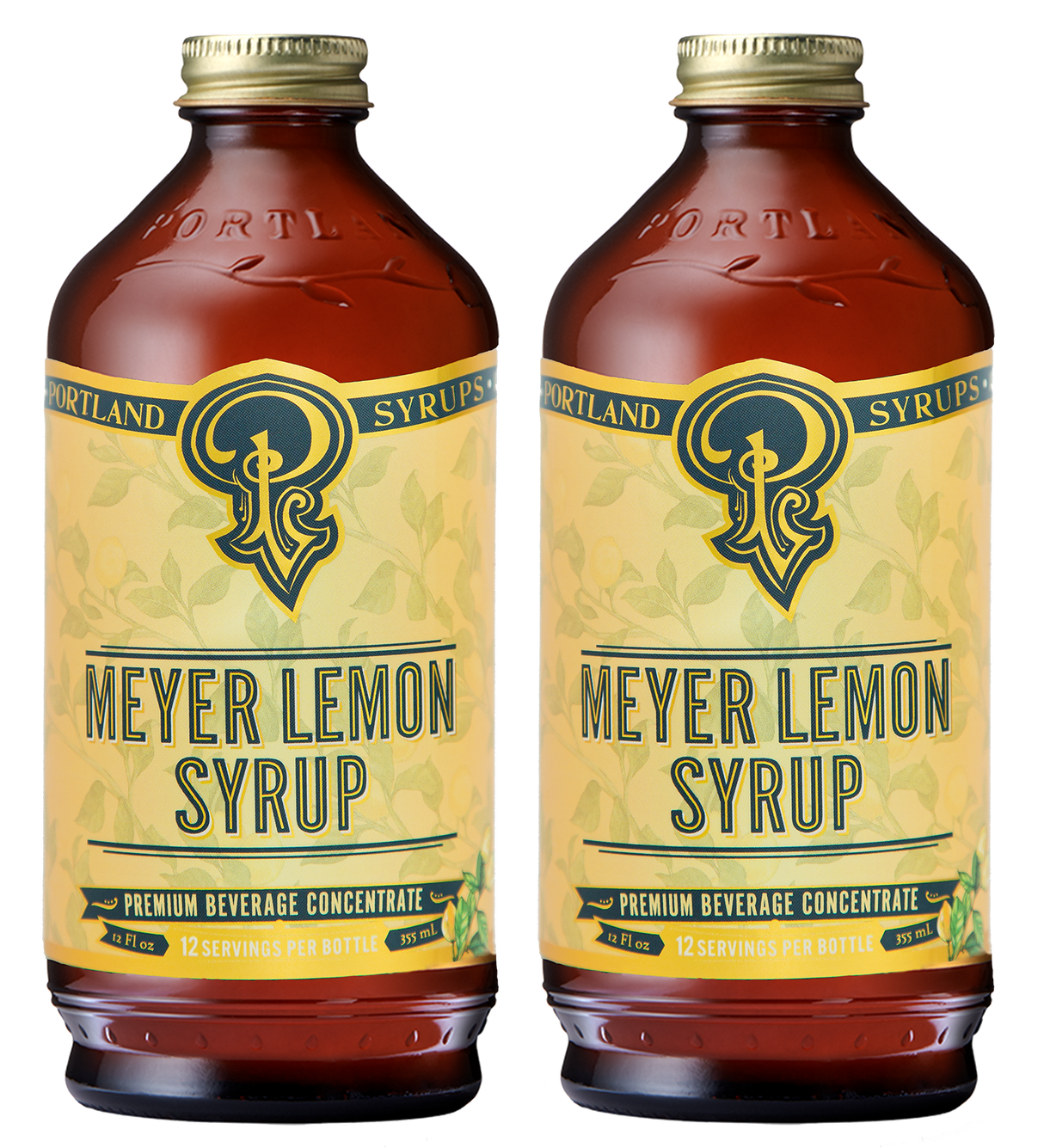 Meyer Lemon Syrup two-pack from Portland Syrups
