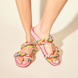 Michelle Footbed Sandal in Multicolor from Yosi Samra