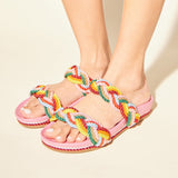 Michelle Footbed Sandal in Multicolor from Yosi Samra
