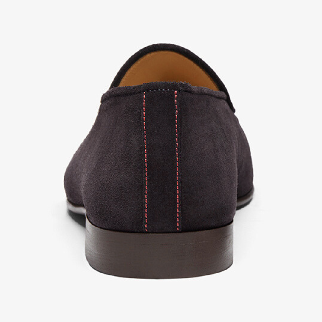 Men's Black Suede Milano Loafer from Del Toro Shoes