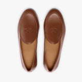 Women's Light Brown Leather Milano Loafer From Del Toro Shoes