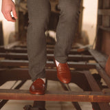 Men's Light Brown Leather Milano Loafer From Del Toro Shoes