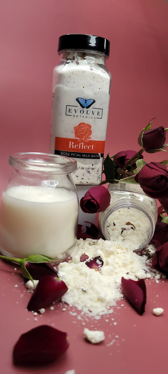Milk Bath - Reflect (Rose) from Evolve Botanica