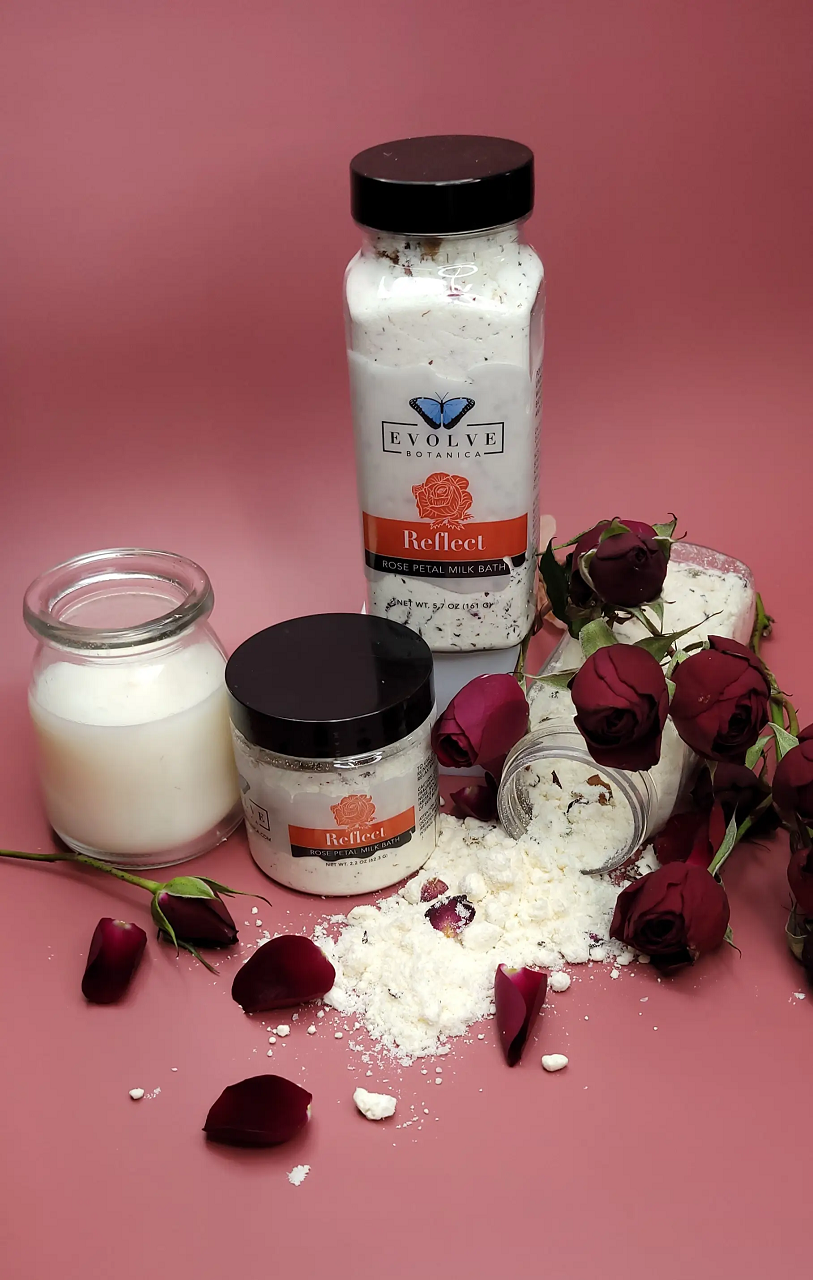 Milk Bath - Reflect (Rose) from Evolve Botanica