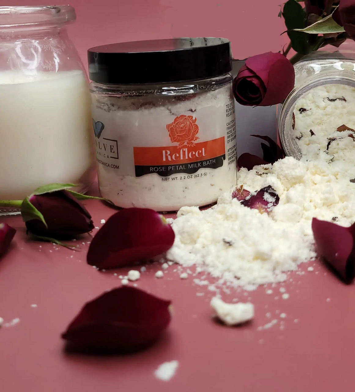 Milk Bath - Reflect (Rose) mini from Evolve Botanica