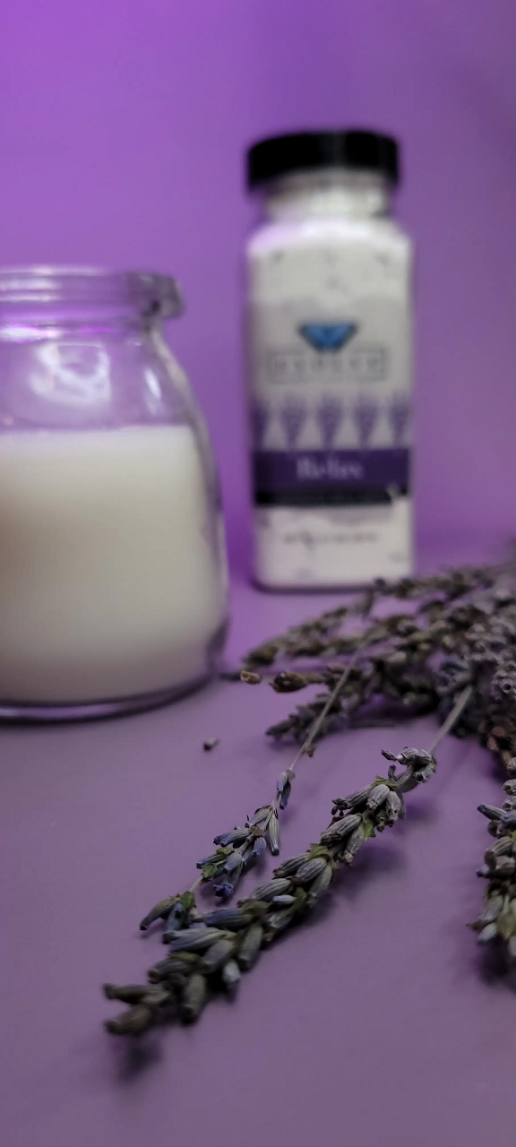 Milk Bath - Relax (Lavender) from Evolve Botanica