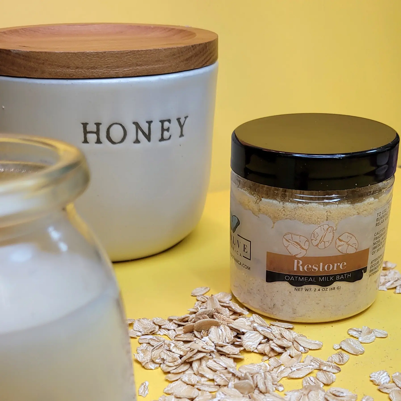 Milk Bath - Restore (Oatmeal) Mini from Evolve Botanica