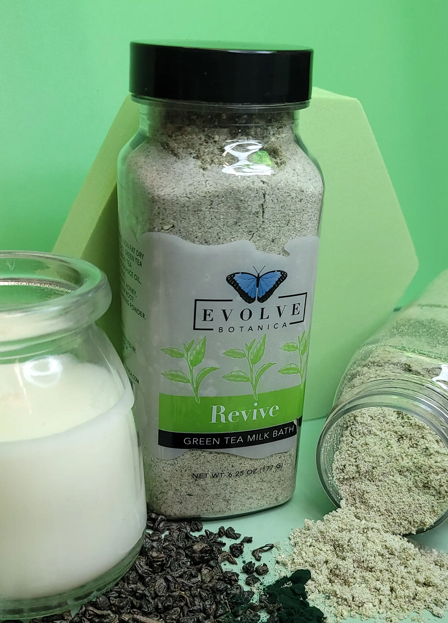 Milk Bath - Revive (Green Tea) from Evolve Botanica